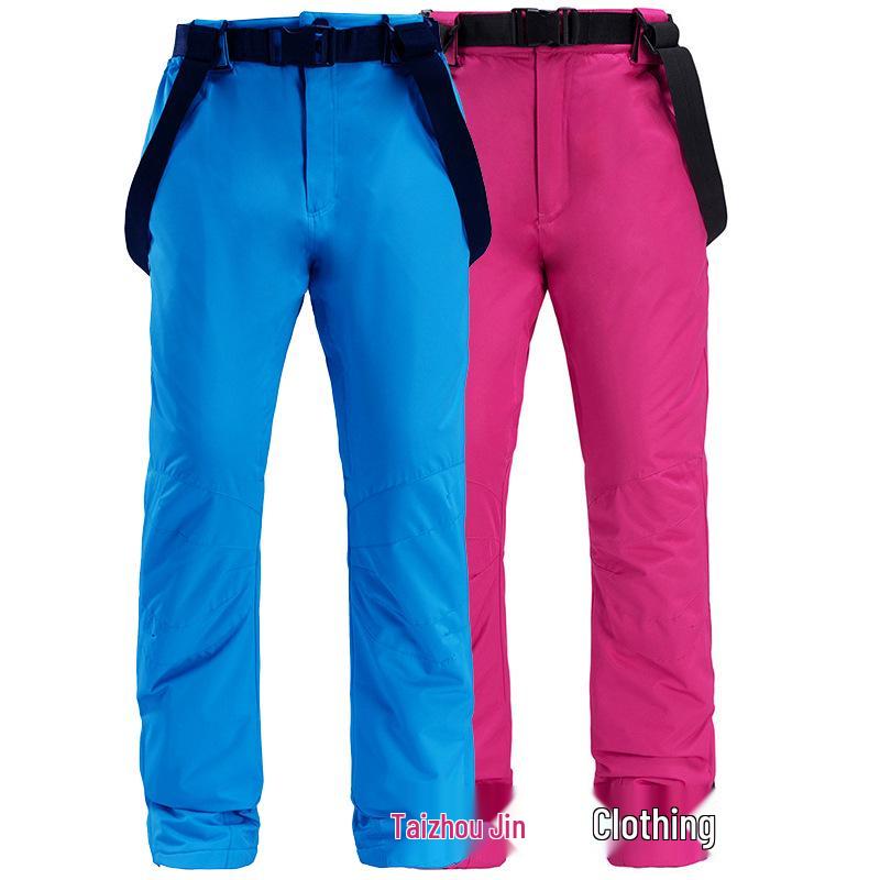 Winter Ski Bib Pants: Windproof, Waterproof, Breathable, and Insulated for Men and Women