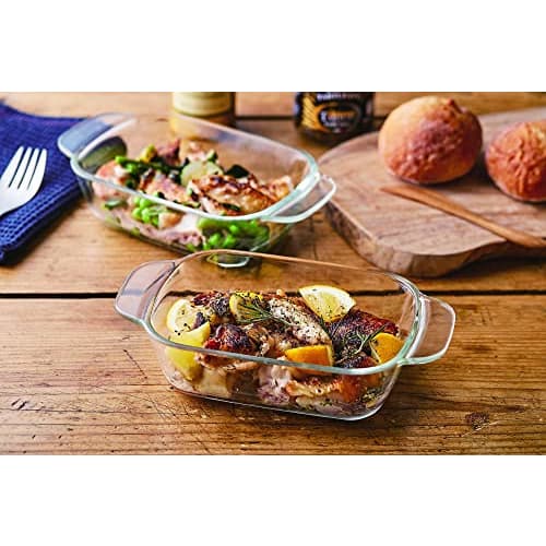 PYREX Meat Grill Dish, 580ml, CP-8585