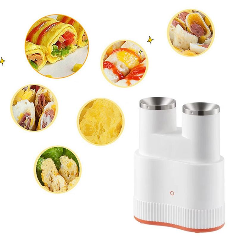 Haushalts-Frühlingsbrötchenmaschine, Mini-Doppelrohr-Omelette-Hersteller, Doppel-Ei-Wurstmaschine