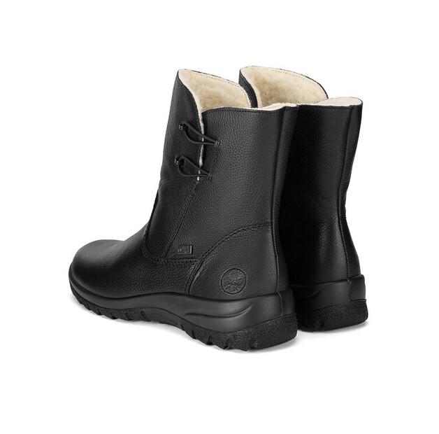 Rieker Z7172-00 Black Ankle Boots