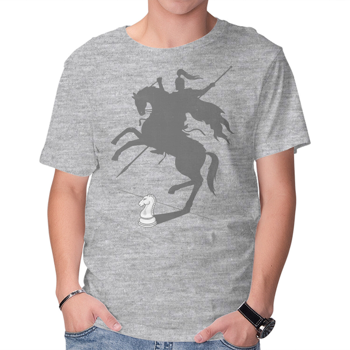 Unisex Crew Neck T-Shirt Think Big Graphic Short Sleeve Casual Tee XXL