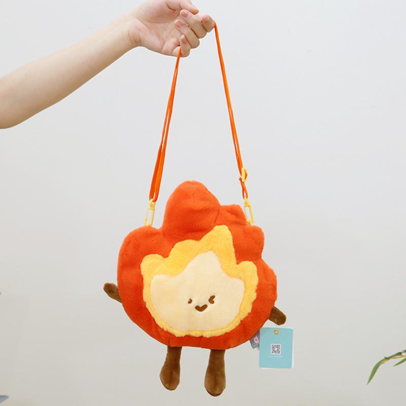 

Милая маленькая мультяшная плюшевая игрушка Burning Man, подушка для бросания, подвеска для сумки, брелок Bag