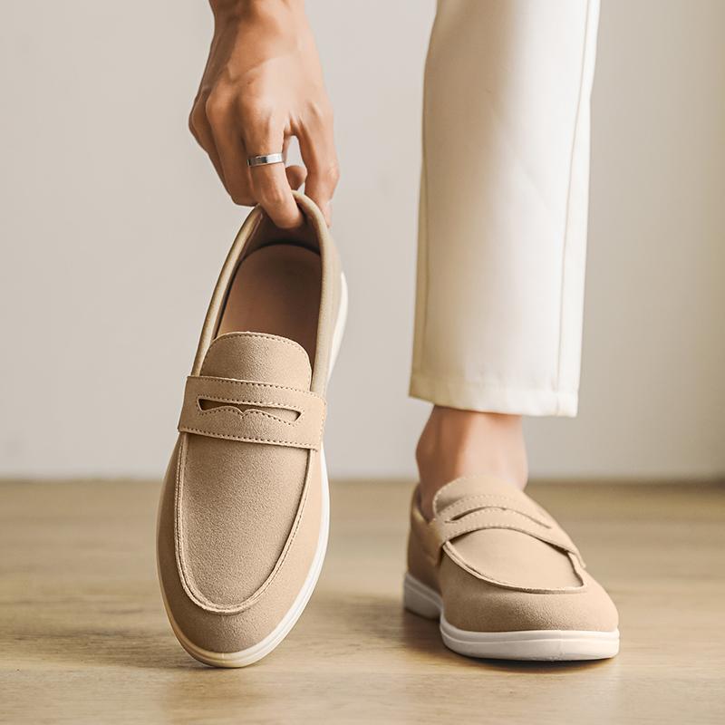 Men's Slip On Loafers Lightweight Breathable Comfort Walking Shoes Non Slip Soft Sole Casual Daily Wear 2025 New Hot Sale