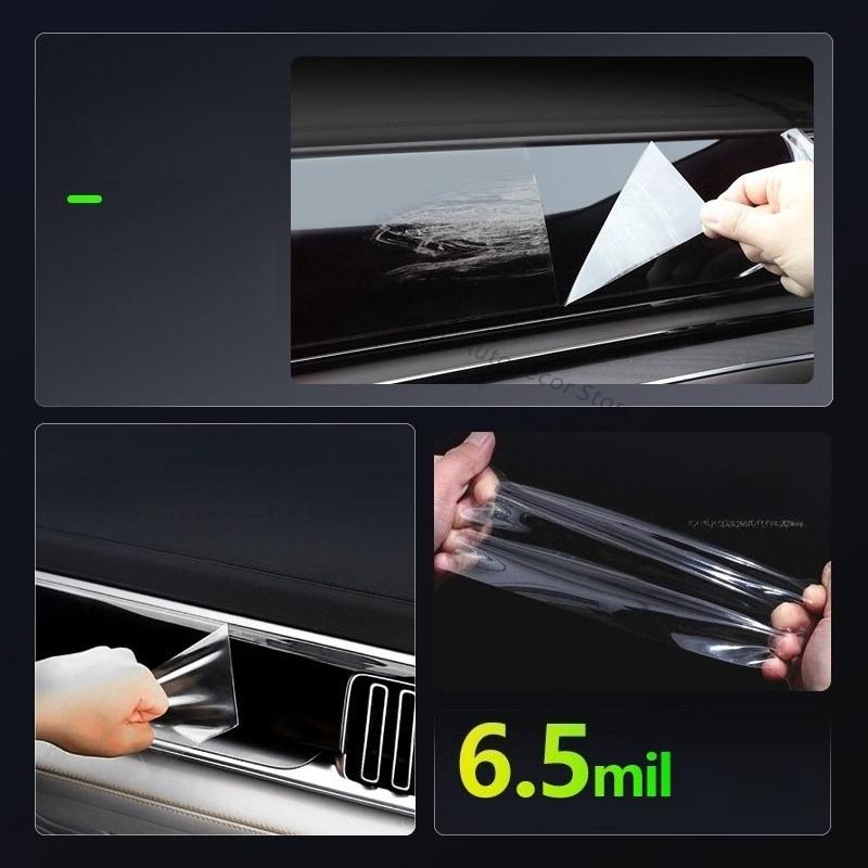 For AVATR 07 TPU Interior Protective Film Center Console Dashboard Stickers Screen Trim Anti-Scratch Car Interior Accessories