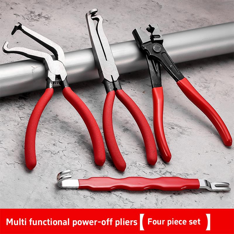 Multifunction Car Automotive Electrical Disconnect Pliers& Connector Separator 8 Inch Power-off Pliers For Separating Oil Pipes