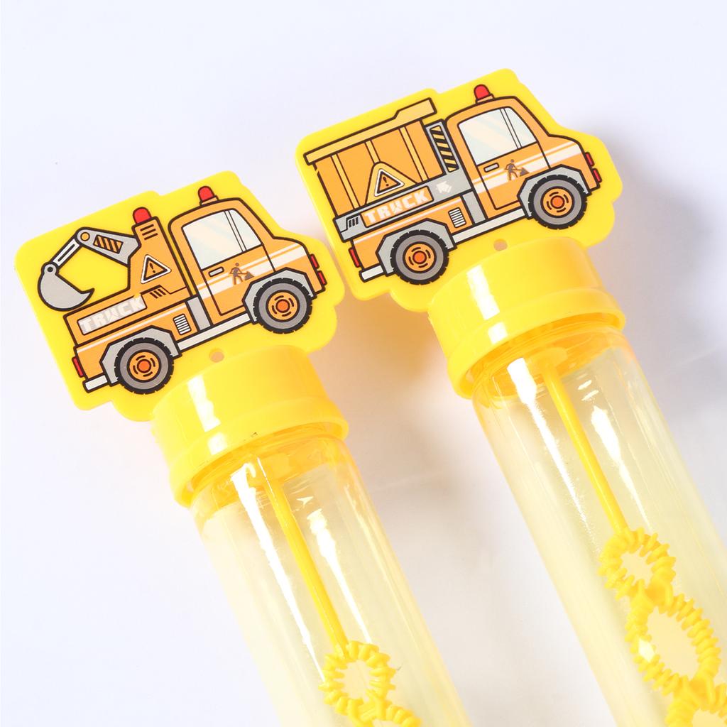 Engineering Vehicle Bubble Tube Soap Bottle Construction Birthday Party Decor Kids Favors Toys for Guests Gifts Baby Shower
