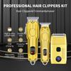 Professional Hair Clippers Electric Razor Shavers Men Rechargeable Clippers and Trimmers Beard Trimmer Barber Kit