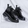 Men Casual Genuine Leather Boots Lace-up Platform Shoes Business Office Formal Dress Spring Autumn Boot Cowboy Ankle Botas Mans