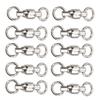 10PCS Bird Foot Rings Stainless Steel Parrots Leg Training Activity Rings for Pet Training