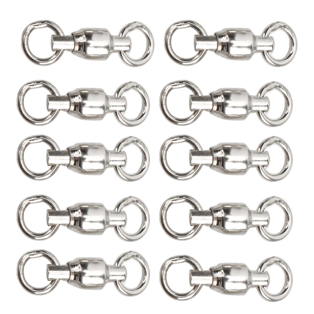 10PCS Bird Foot Rings Stainless Steel Parrots Leg Training Activity Rings for Pet Training