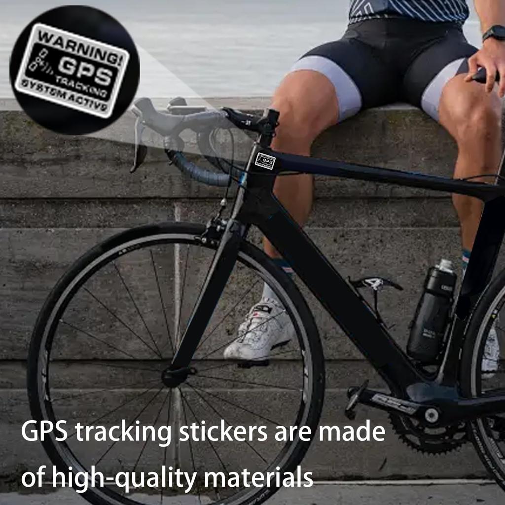 GPS Tracking Stickers, GPS Tracker Stickers - 10 Warnings for