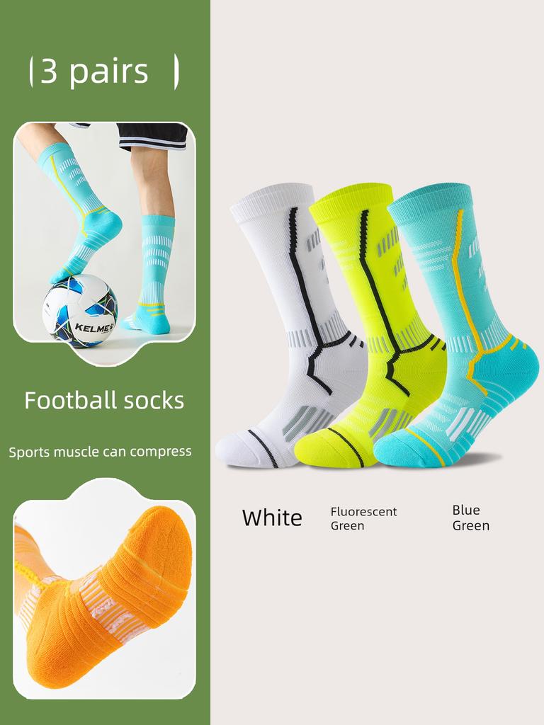Football Calf Socks Professional Sports Pressure Socks Men's Summer Running Road Car Non-Slip Outdoor Mountaineering Stockings