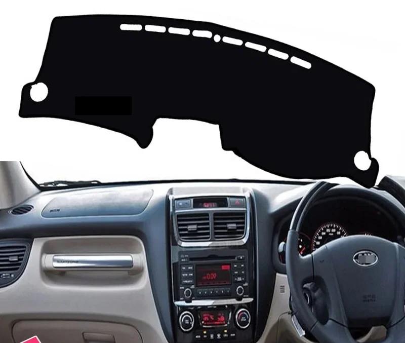 For Kia Sportage Old Car Dashboard Cover Mat Pad Dashmat  Sun Shade Instrument Carpet Protector Car Accessories Interior