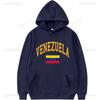 Venezuela Libre Sweatshirt Hasta El Final Con Venezuela Gift for Venezuelans Spring and Autumn Long Sleeve Men Pullovers