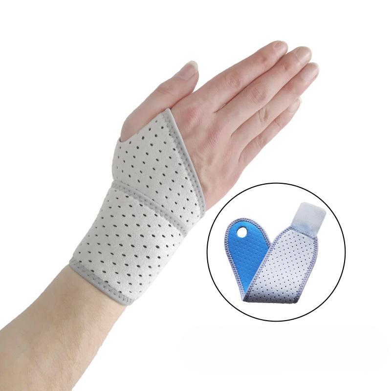 

Одиночный дышащий браслет на запястье с намоткой под давлением, баскетбольный фитнес-жим лежа, тяжелая атлетика, пряжка для большого пальца, ремешок на запястье Tfcc Single (average size)