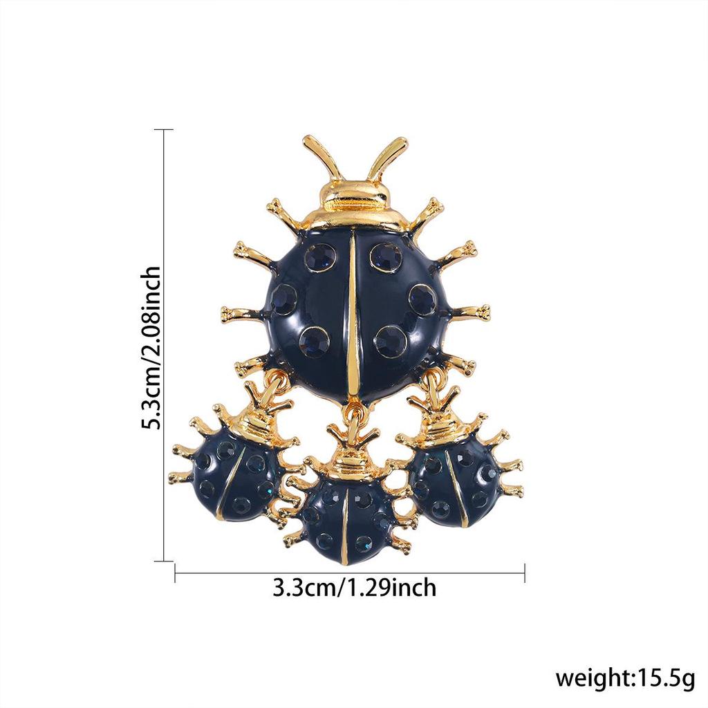 Nowy Styl Broszka Pszczoła z Kroplami Oleju - Urocza Pins Zwierzęcy na Kołnierzyki i Dodatki do Odzieży