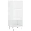 VidaXL Buffet blanc brillant 34,5x32,5x90 cm bois d'ingénierie 828726