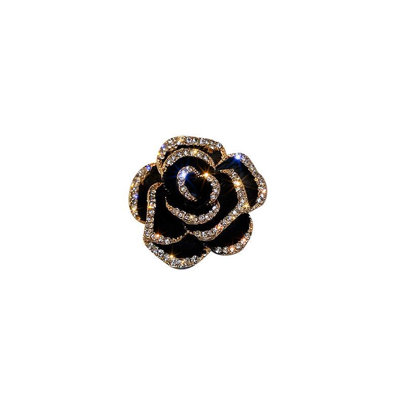 Camellia Brooch Fashion Luxury Rhinestone Imitation Pearl Pin For Women Fashion Clothes Corsage Jewelry Accessories Wholesale