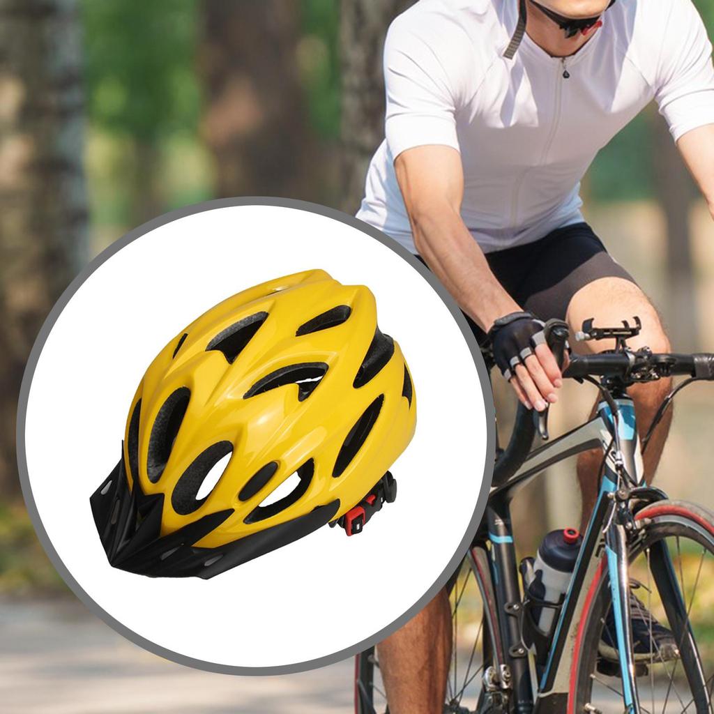Bike Helmet Practical Shock Absorption for Men Women Adjustable Lightweight