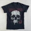 Guns N' Roses T-Shirt Mens Small Black Skull Rose Graphic Short Sleeve Tee Unisex T-Shirt