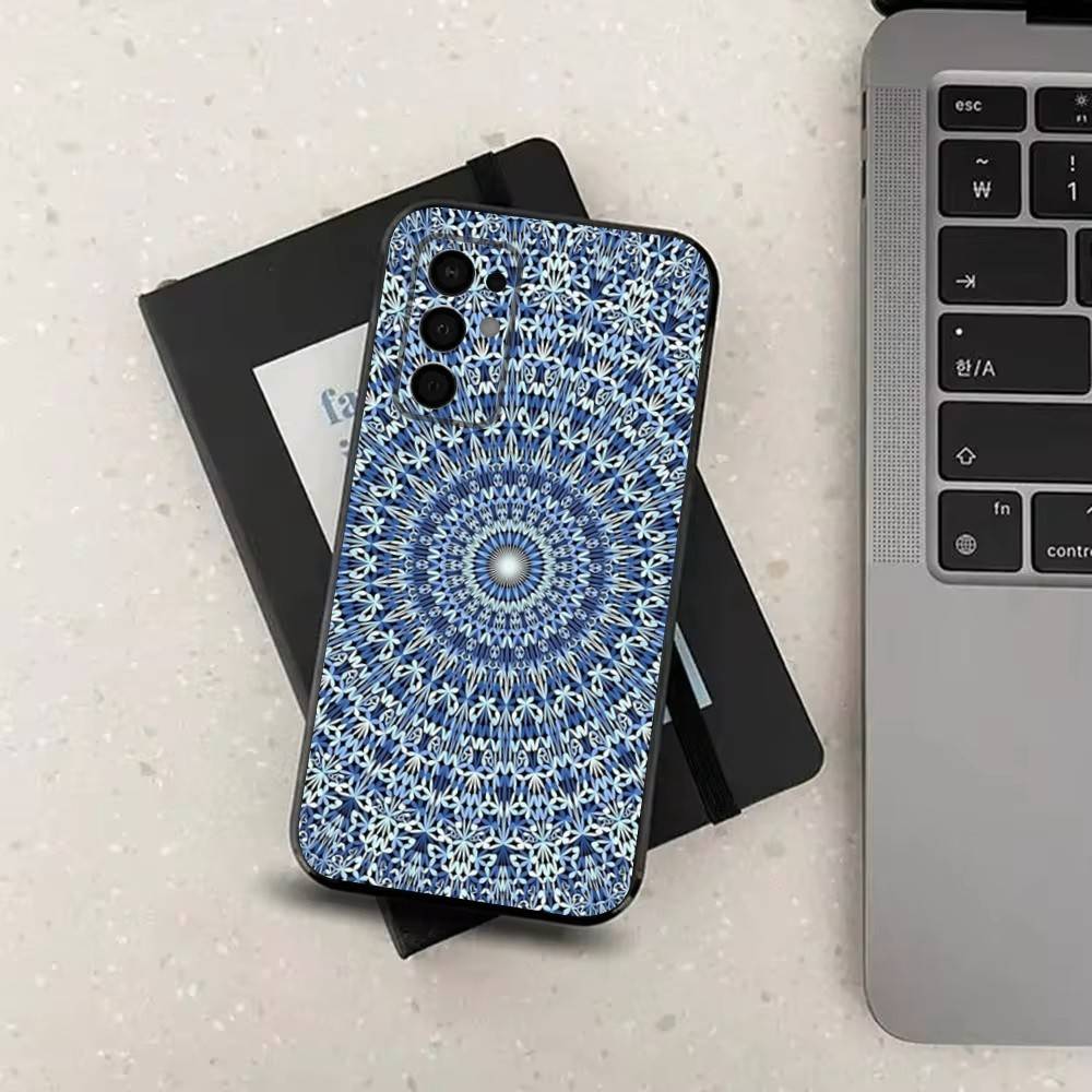 

Totem Colorful Flower Mandala For Samsung Galaxy A73,31,71,53,32,72,Note,22,41,8,9,52,J7,Soft Black Silicone Cover Case SamsungA41