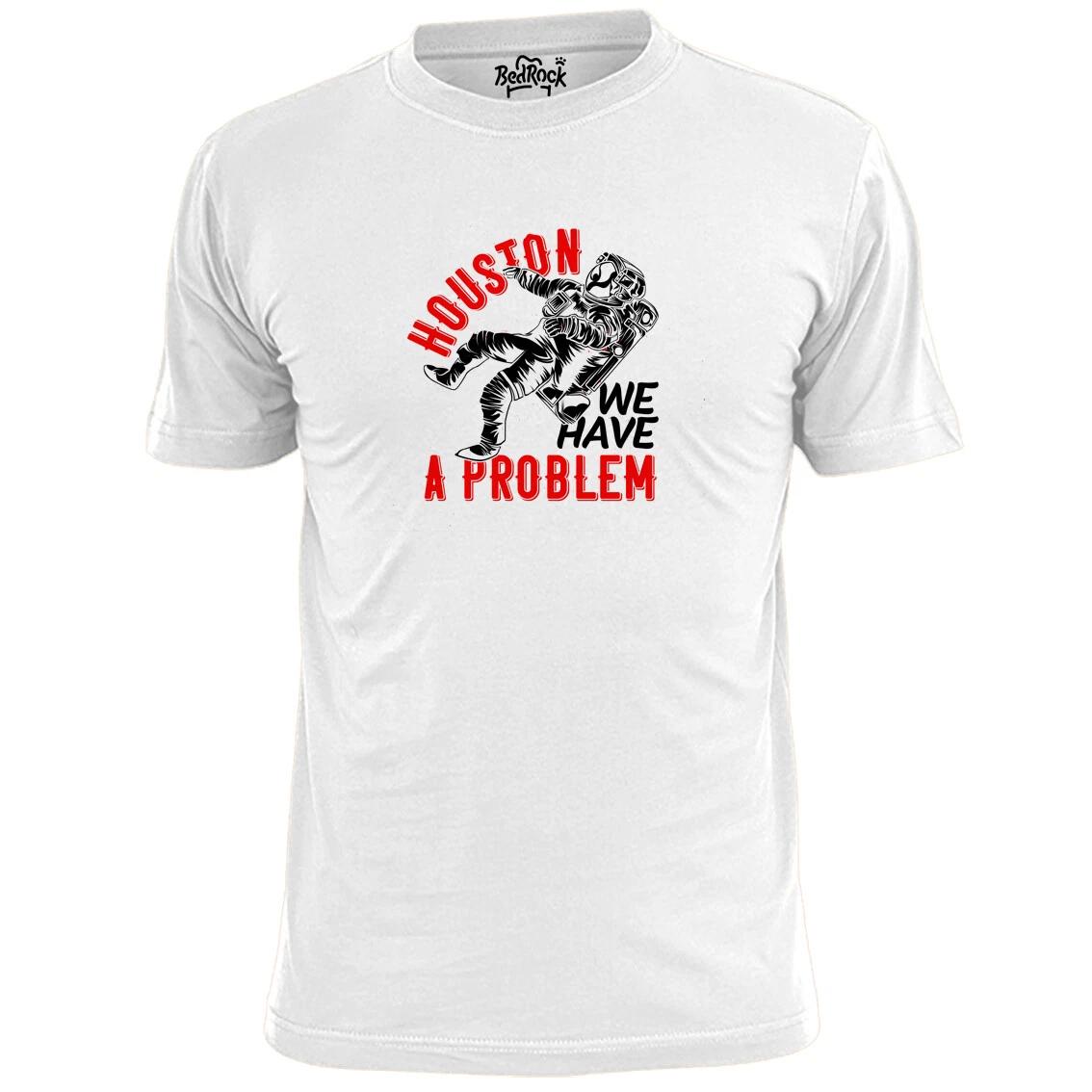Mens Houston We Have A Problem Space T shirt Moon Planets M