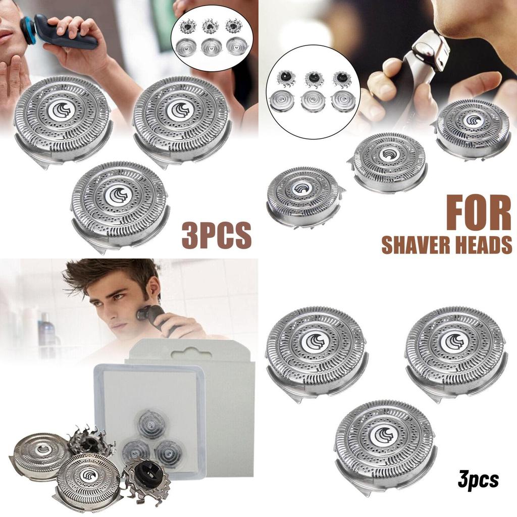High-quality Hq9 Shaver Head For Philips Shaver Fully Washable 3 Rotary Blades Waterproof 30 Minutes Runtime