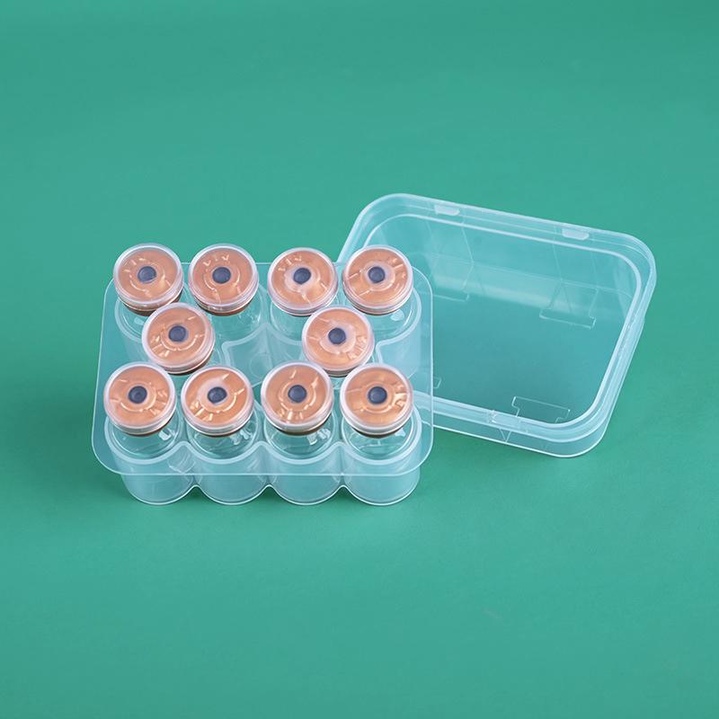 1 Bucată 3/5/7/10/20Ml Cutie Fiole Transparentă Mini Cutie Depozitare Peptidă Container Cutie Depozitare Fiole Cutie Peptidă
