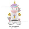 Large Unicorn Balloon Birthday Party Decorative Horse Head Balloon Closed Eyes One-Horned Horse Aluminum Film Balloon