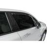 Air Deflectors - J&J AUTOMOTIVE - Fiat 500X - Smoked - Reinforced Acrylic - Easy Installation