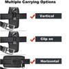 Wear-resisting Nylon Cell Phone Belt Clip With Belt Loop Mobile Phone Waist Bag  Outdoor