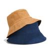 Men Women Wide Brim Suede Sun Hat Outdoor Hiking Fishing Bucket Cap