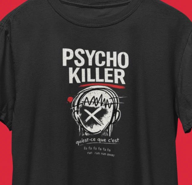 Psycho Killer T-Shirt / Vintage Talking Heads David Byrne Retro Style Tee 2XL