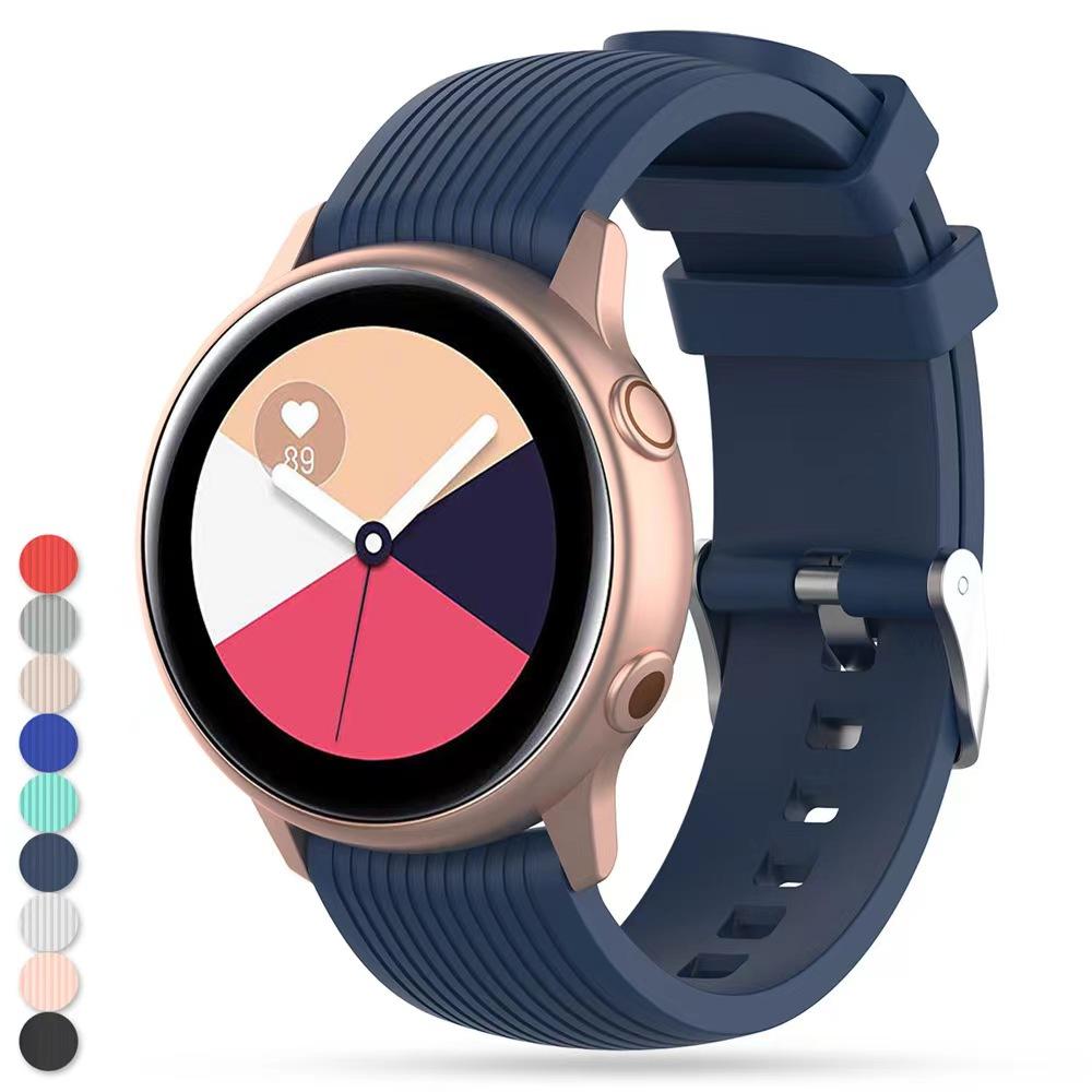 20mm 22mm Silicone Strap For Samsung Galaxy Watch 3/4/5/6/7/Active 2 44mm 40mm Sport Wristband for Huawei Watch GT5/GT4 3 2 Band