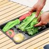 Camping Sink Stainless Steel Portable Sink for Camping Dishpan Washing Up Bowl Dish Tub With Drain Plug for Laundry Picnic