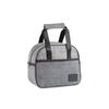 Oxford Fabric Portable Handheld Lunch Bag Insulated Cooler Bag with Front Pocket and Dual Handles for Food Storage and Transportation