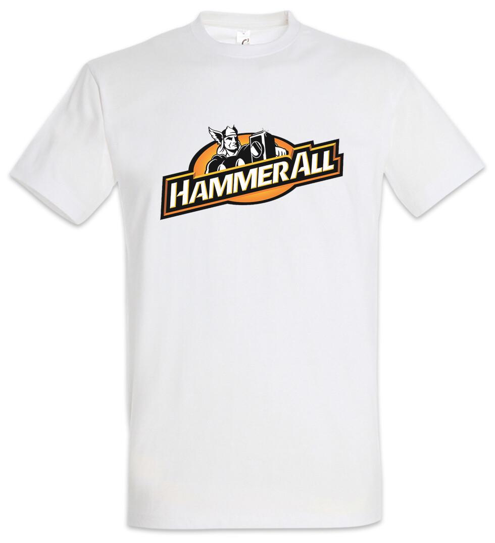 HAMMER ALL LOGO T-SHIRT The Comic Mjölnir Mighty Odin Mjöllnir Sizes S 5XL L
