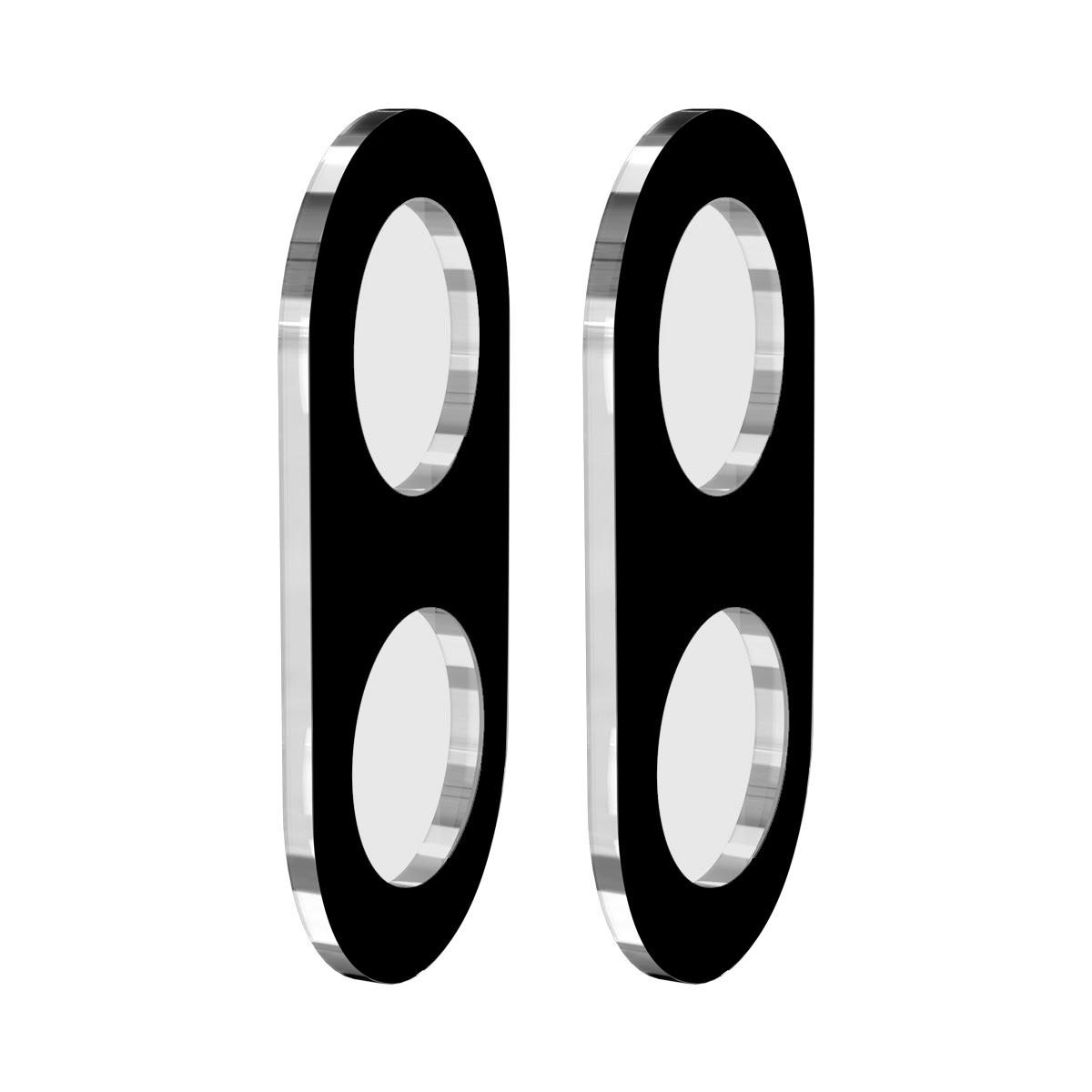 

For Samsung Galaxy Z Flip7 5G 2Pcs Camera Lens Protector ENKAY Hat-Prince Integrated Tempered Glass Lens Film Black