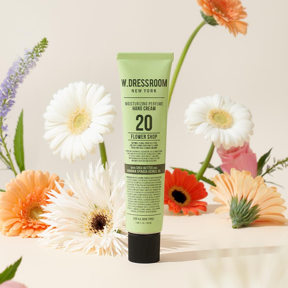 W Dress Room Perfume Hand Cream Flower Shop, 50ml, 1 unit