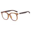 0~ -600 TR90 Neutral Myopia Glasses Wood Grain Metal Frame Anti Blue Light Comfortable Nose Pads Durable Hinge Myopia Glasses