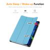 For Xiaomi Redmi Pad 2 Trifold Stand Cover PU Leather+PC Tablet Case with Auto Wake/Sleep