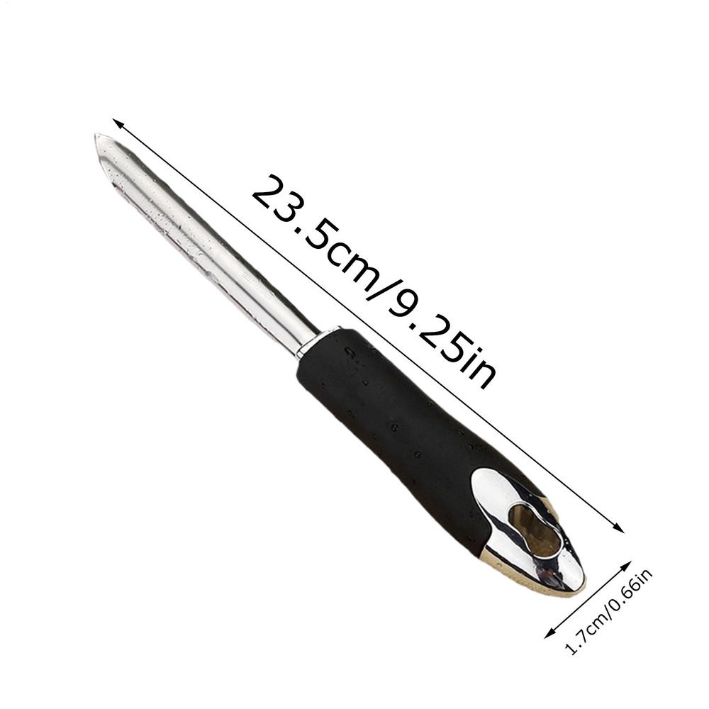 Stainless Steel Kitchen Corer Vegetables Fruits Corers Cherries Pear Jujube Core Removal Helper with Serrated Edge