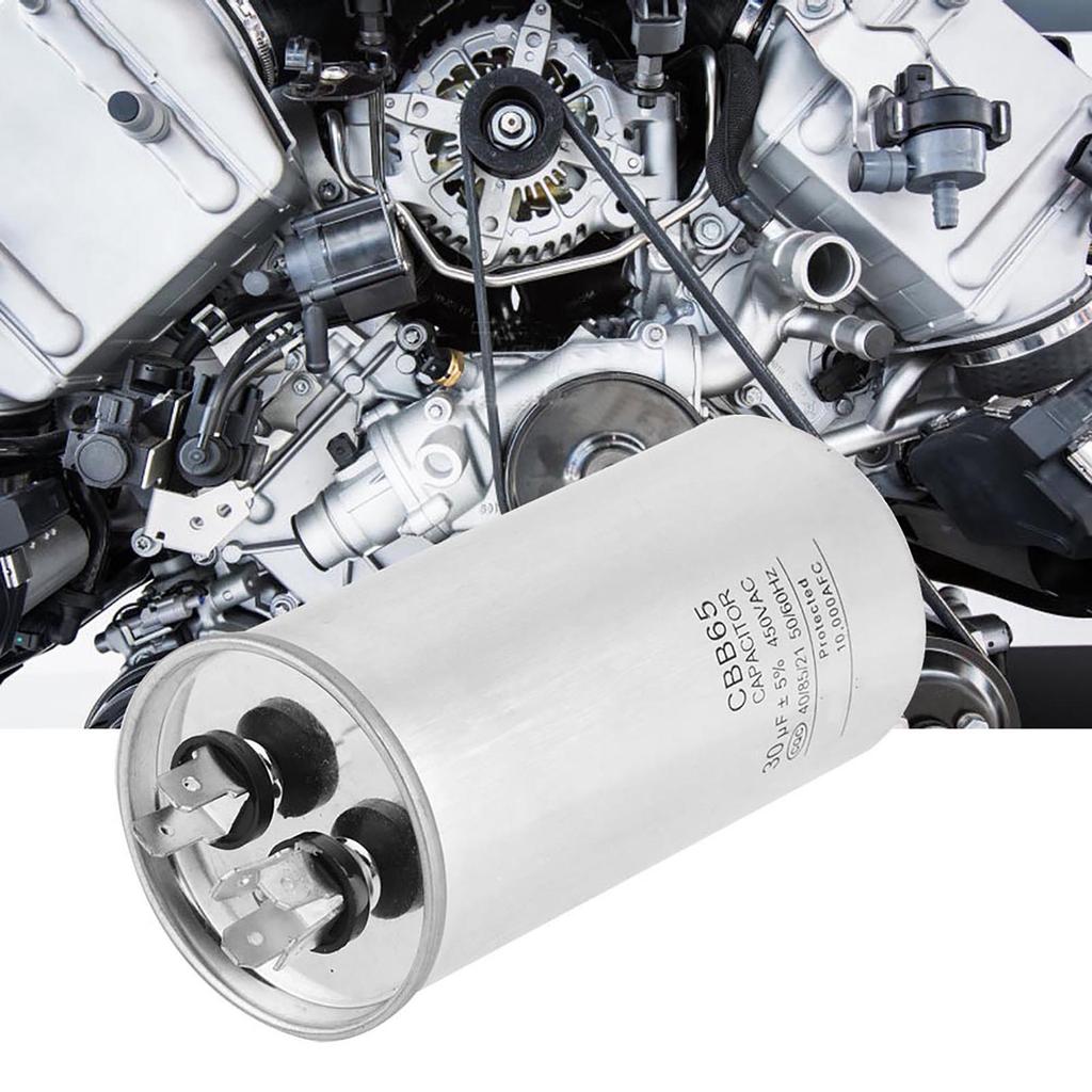 CBB65A‑1 30uF AC 450V Cylindrical Motor Capacitor for  Conditioner Motors Refrigerator