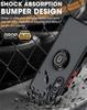 Shockproof Matte PC Armor Case For Samsung Galaxy A06 A16 A26 A36 A56 A15 A25 A35 A55 A54 A53 A52 5G Magnetic Ring Holder Cover