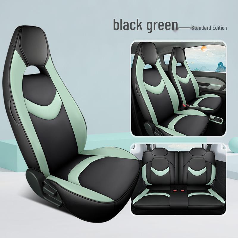 All-Season Chery QQ Ice Cream Car Seat Covers: Full Coverage Waffle Cone Milkshake Design