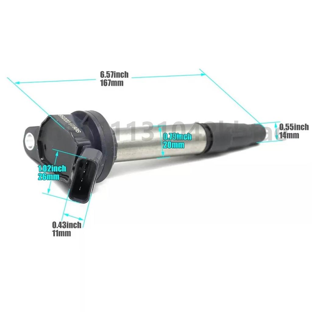 For Toyota Corolla ZRE152 Prius Matrix 2009 Scion IM xD 1.8L C-HR Set Of 4pcs New Ignition Coils 90919-02258 90919-02252