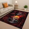 HD Slayer Thrash Metal Rcck Band Skull Sign Living Room Non Slip Area Rug Carpet for Bedroom Playroom Sofa,Home Decor Doormat