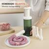 Household Manual Sausage Stuffer Machine Multifunctional Meat Filling Tool with Nozzles,Easy-to-Use for Homemade Sausages