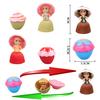 Boneca de princesa de cupcake deformável perfumada fofa, brinquedos para crianças e meninas, presente