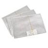 Universal Square Flat Range Hood Filter Screen and Oil Collection Tray Set for Top and Side Suction Models